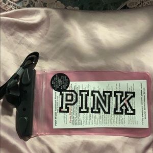 PINK water resistance phone pouch